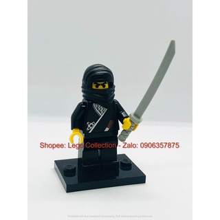 Lego minifigures - đồ chơi xếp hình lego ninja shogun minifigures - ninja đen