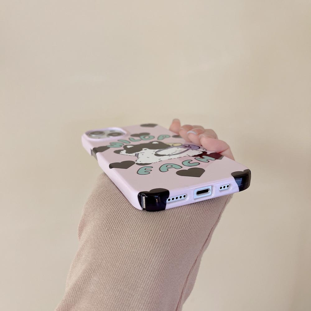 Ốp Điện Thoại Cứng Hình Mèo Cho IPhone X Xs XR XsMax 11 11ProMax 12 12Pro 12ProMax 13 13Pro 13ProMax 14 14Pro 14plus 14ProMax