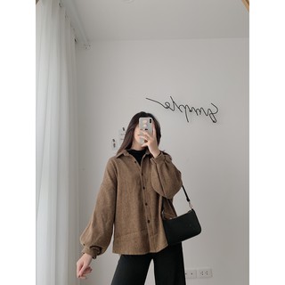 Áo sơ mi dạ kẻ sọc SA236 1994closet