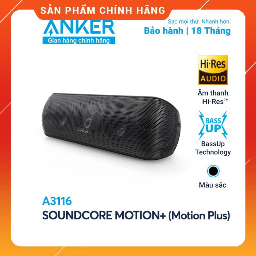 Loa bluetooth SOUNDCORE Motion+ [Motion Plus] 30W (By Anker) - A3116