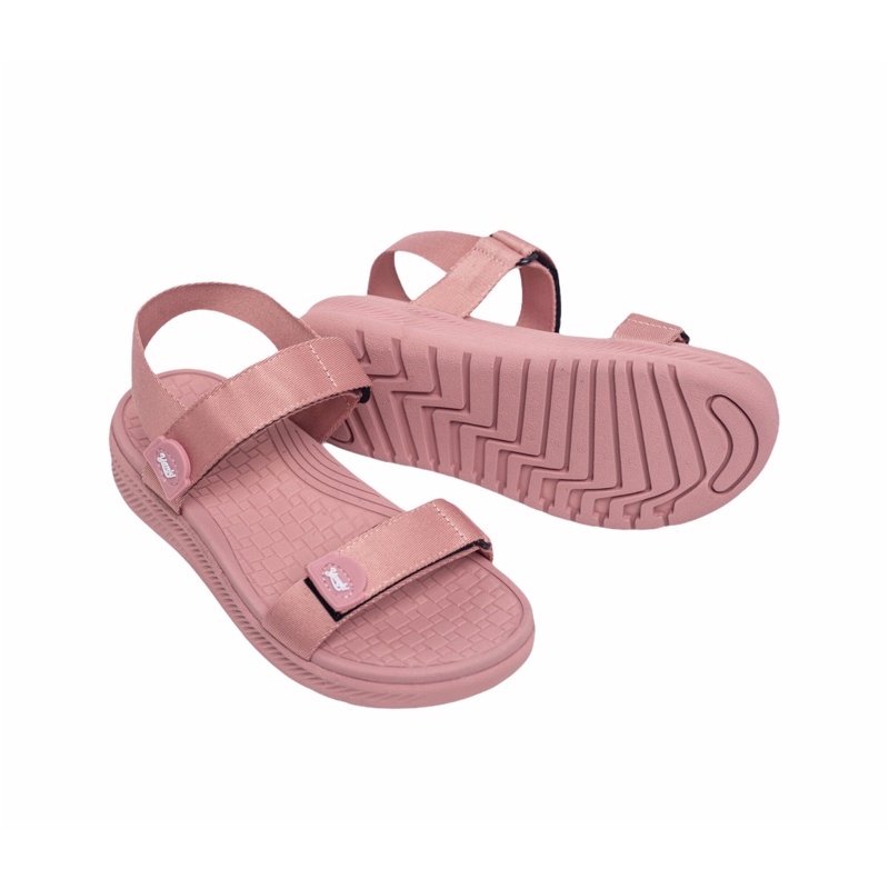 Sandal Nữ Đi Học YANKI Chính Hãng Quai Ngang YK68 - Hồng