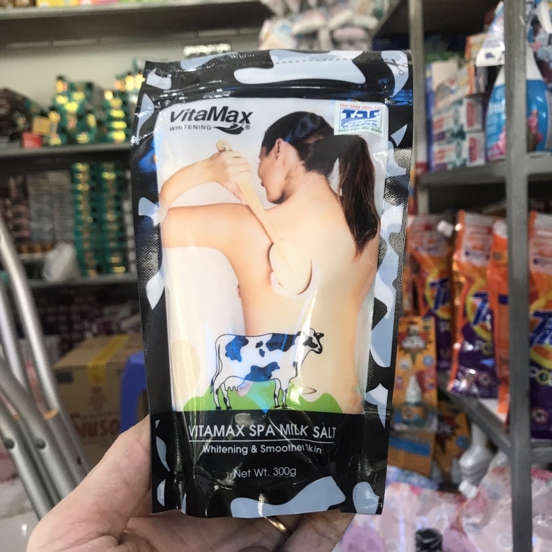Tắm muối khoáng với sữa tươi Vitamax 300g