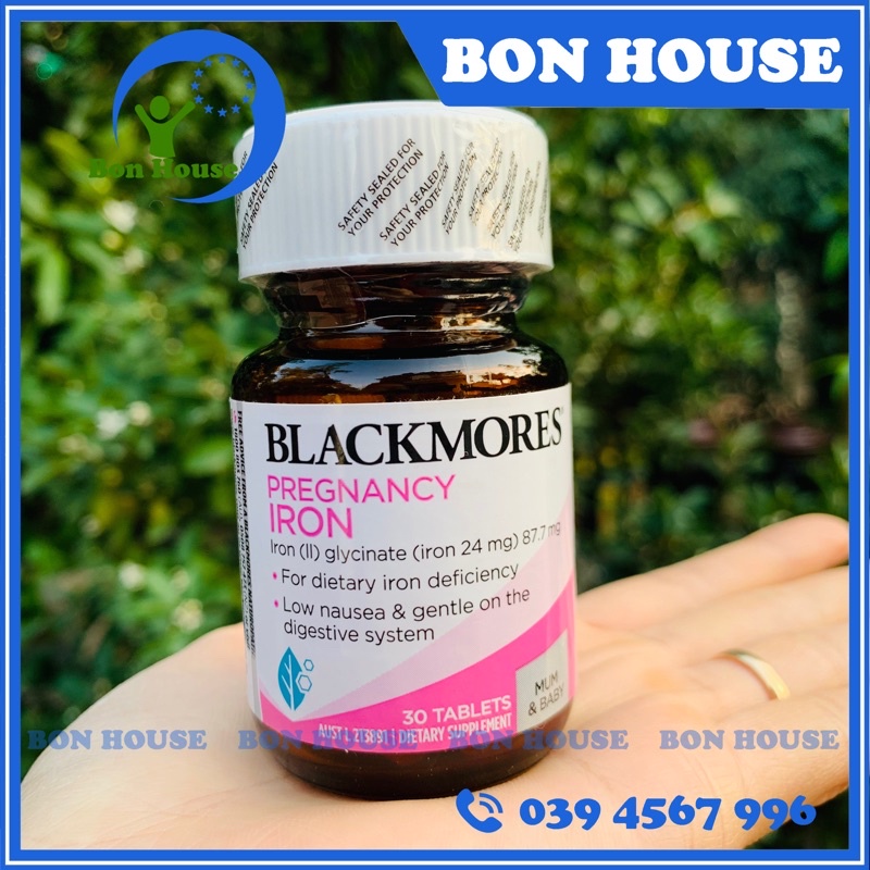 Sắt bầu Blackmore Pregnancy Iron 30v