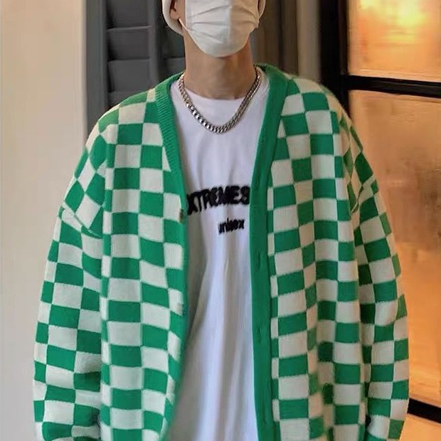 Áo Khoác Len Dáng Rộng Dài Tay Thiết Kế Mới Đơn Giản Thời Trang Dành Cho Nam