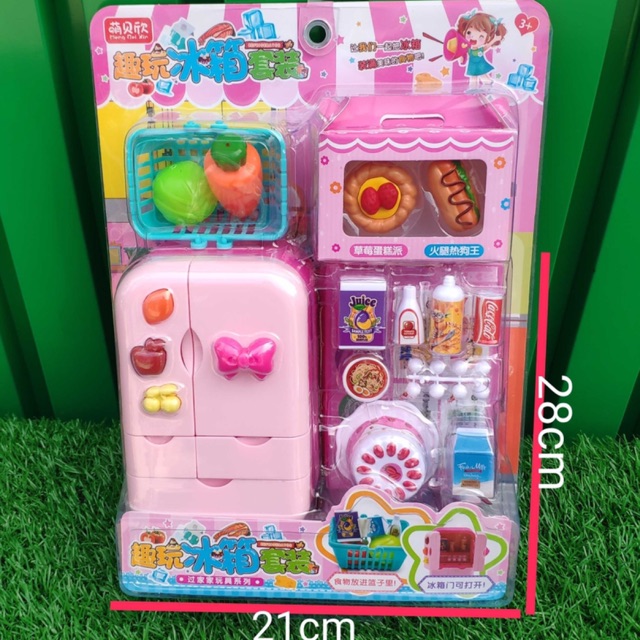 Tủ lạnh mini đồ chơi cho bé