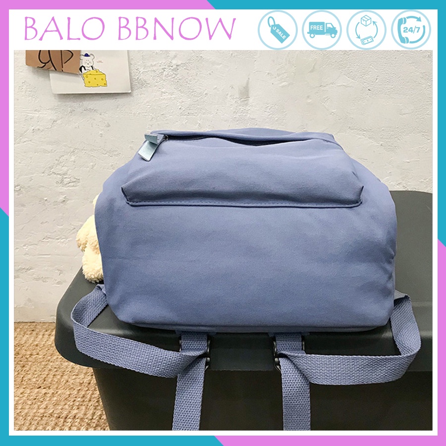 Balo nữ giá rẻ cá tính thời trang đi học BBNOW BL10 - tặng kèm sticker dễ thương