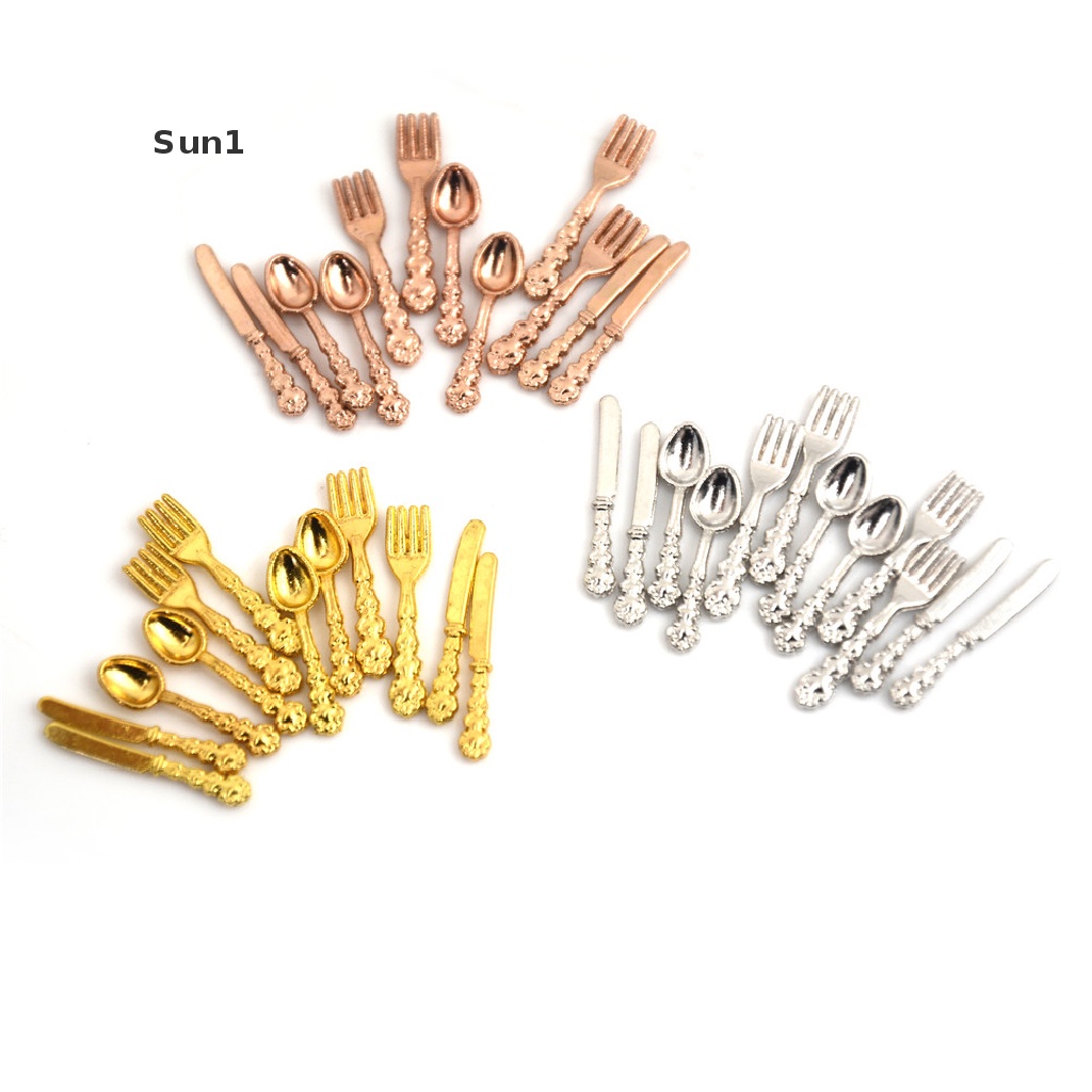 Bộ Dụng Cụ Bàn Ăn Tỉ Lệ 12 1: 12 Trang Trí Nhà Búp Bê