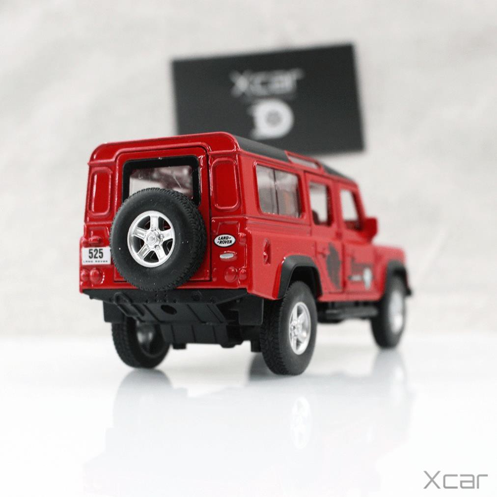 Ô tô đồ chơi Land Rover Defender ❤️ Tỉ Lệ 1:32 ❤️ Xe Mô Hình Cao Cấp Bằng Hợp Kim