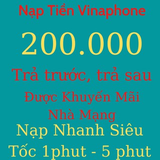 Nap thẻ vinaphone 200k siêu nhanh – Shop DoanhNgoc90