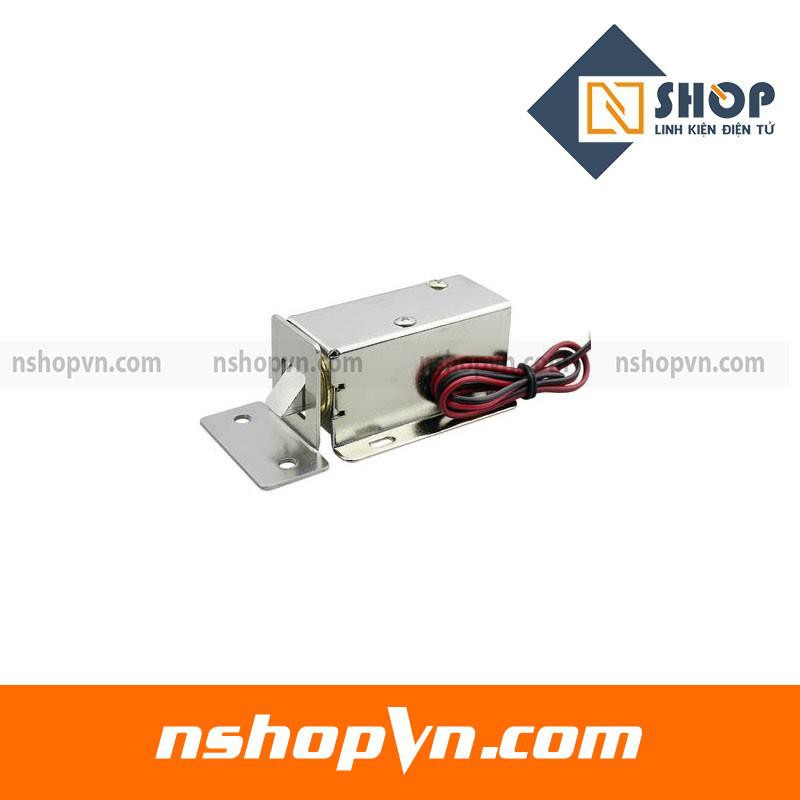 Khóa Chốt Điện Từ LY-03 12VDC (tiết kiệm năng lượng)