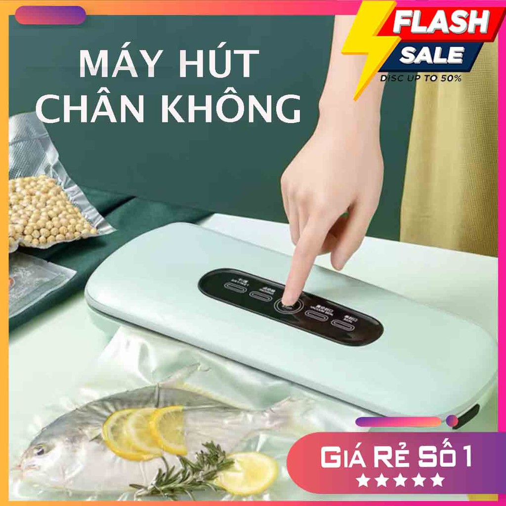 Máy hút chân không bảo quản thực phẩm ZK-3002 + Tặng kèm 10 túi hút chân không  HÀNG MỚI VỀ