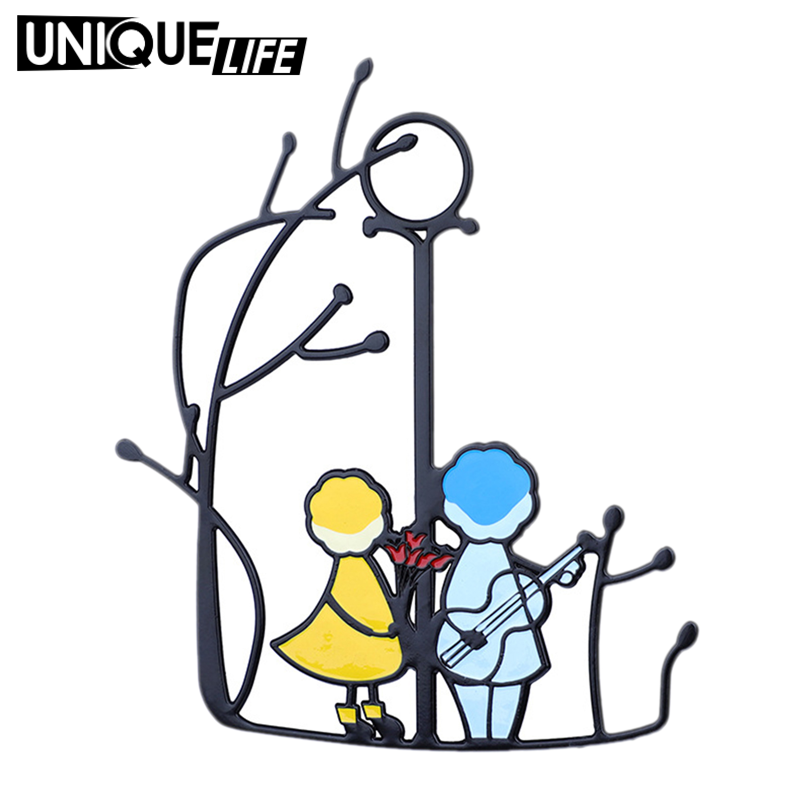 [Unique Life]Stained Glass Sun Catcher A Lovely Gift for Your Family, Full of love Pattern Design