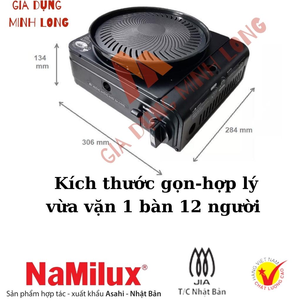 Bếp nướng BBQ, nấu lẩu không khói đa năng chính hãng NaMilux thương hiệu liên doanh