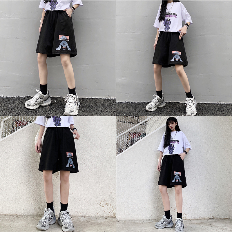 [QUÀ TẶNG LÀ ĐÔI TẤT BẠN NHÉ] Quần đùi nam ống rộng, quần đùi nữ unisex ống rộng hiphop thời trang thể thao 2021 | BigBuy360 - bigbuy360.vn