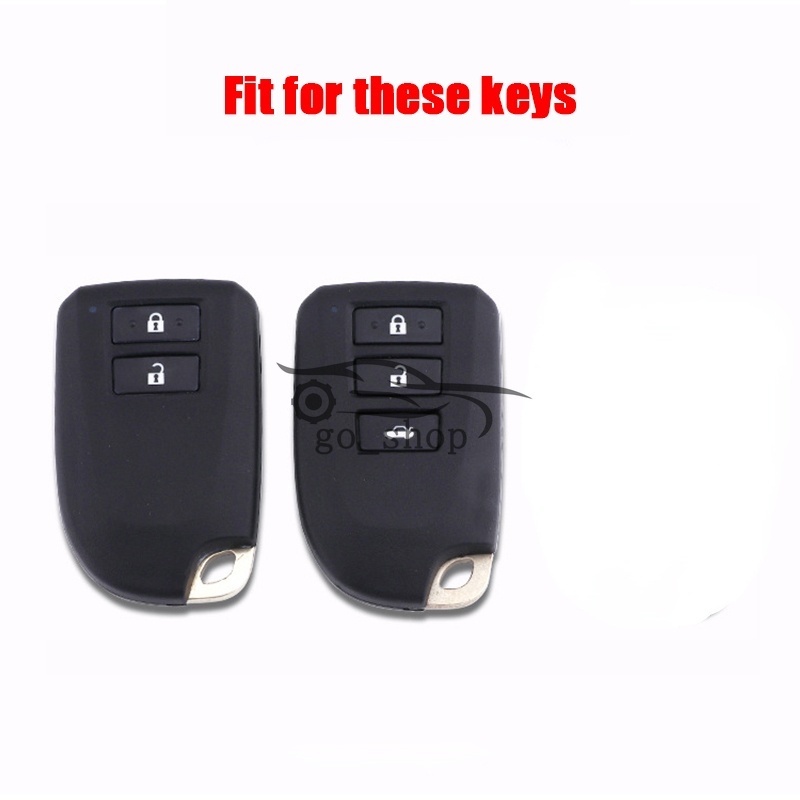 Vỏ Bọc Chìa Khóa Điều Khiển Từ Xa 3 Nút Bằng TPU Màu Vàng Kim Cho Toyota VIOS Yaris HAIs 2020 2021 2022 Hiace 200 Sienta