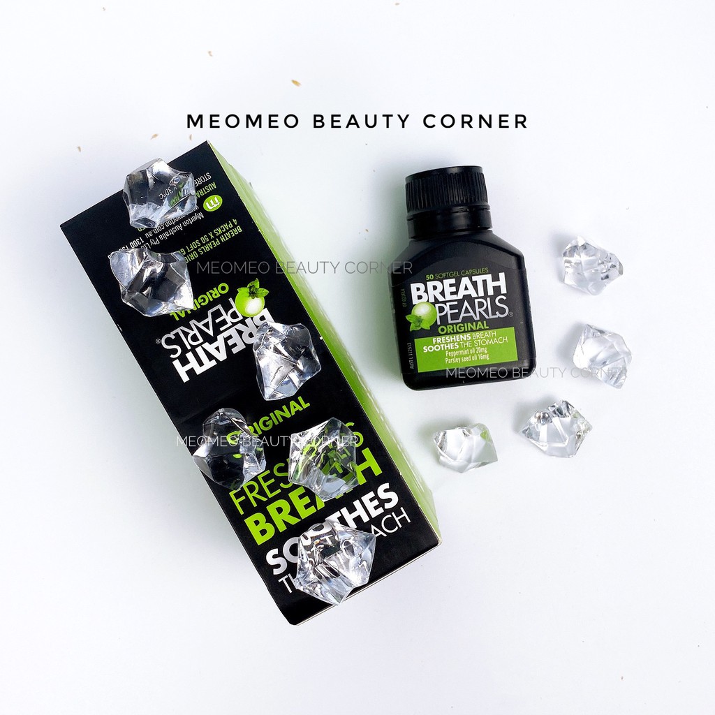 Kẹo thơm miệng Breath Pearl Úc