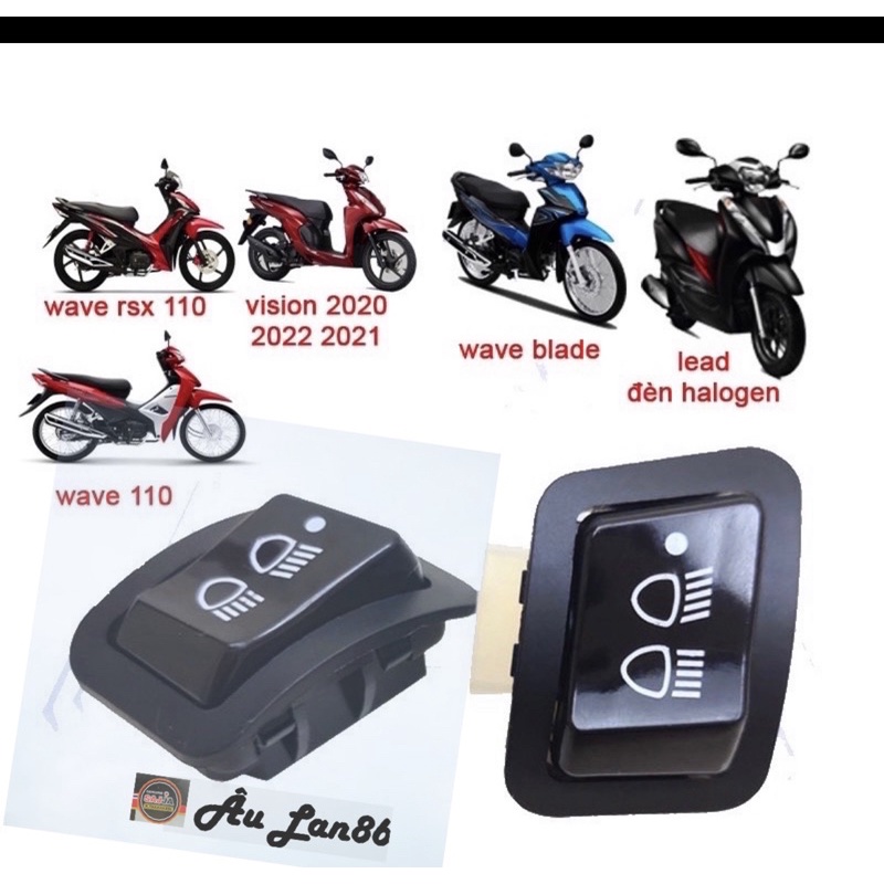 Công Tắc Tắt Đèn Cho Vision 2021-2023/Wave 2021-2023/ Loại 1