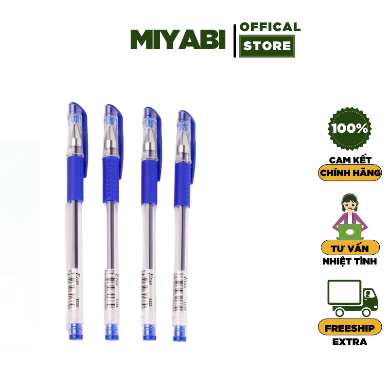 Bút gel xanh MG ngòi 0,5mm - Bút gel cao cấp văn phòng phẩm - MIYABI STORE