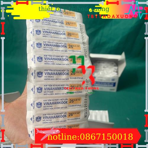 Kim tiêm 18G, 20G, 22G, 23G, 25G, 26G Vinahankook
