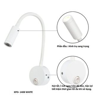 ĐÈN ĐỌC SÁCH GẮN TƯỜNG RB LIGHTING
