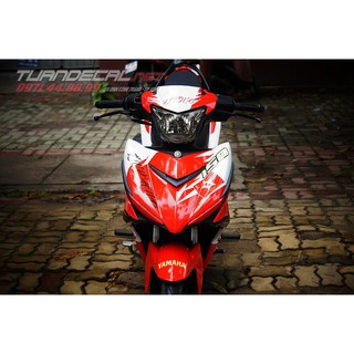 Tem Trùm Exciter 150 Trắng đỏ Đẹp