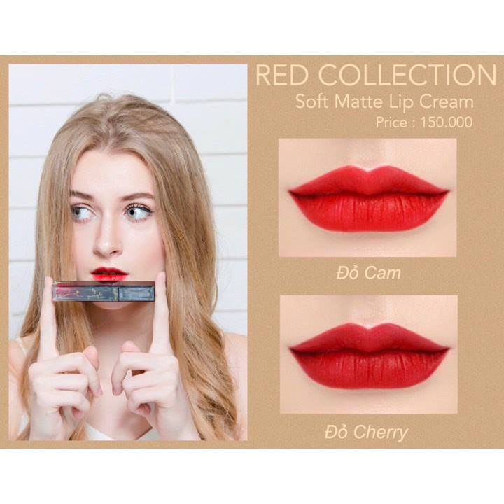 SON KEM RED COLLECTION TY COSMETICS