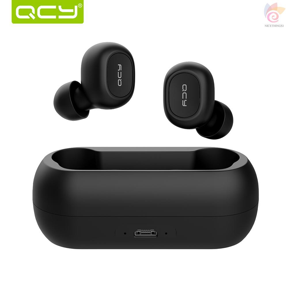 Bộ Tai Nghe Nhét Tai Bv Qcy T1C Bluetooth 5.0 Tws Kèm Phụ Kiện