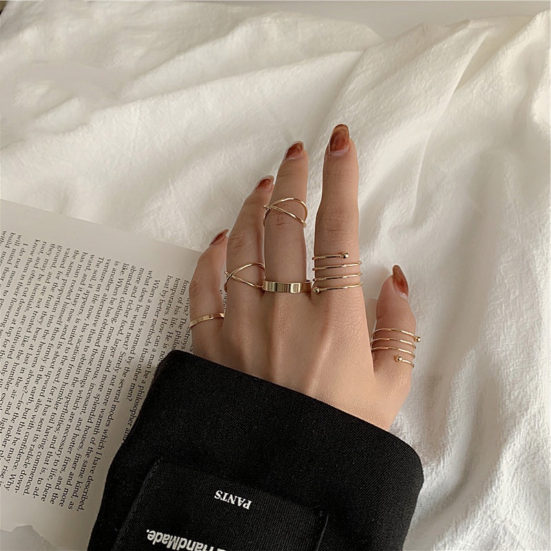 Set 50 Nhẫn Đeo Tay Hình Trái Tim Ngọt Ngào Có Thể Điều Chỉnh Kích Cỡ Cho Nữ