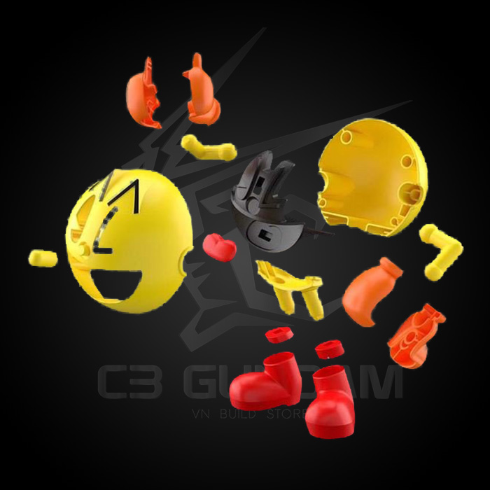 MÔ HÌNH LẮP RÁP BANDAI ENTRY GRADE PAC-MAN EG GUNPLA TỪ NHẬT BẢN ENTRYGRADE GUNDAM