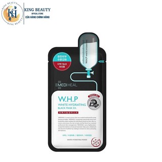 Mặt Nạ Dưỡng Trắng Da Chiết Xuất Than Hoạt Tính Mediheal W.H.P White Hydrating Black Mask 25ml