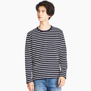 Áo thun nam kẻ ngang Uniqlo