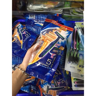 Bịch 5 cây dao cạo râu 02 lưỡi sky