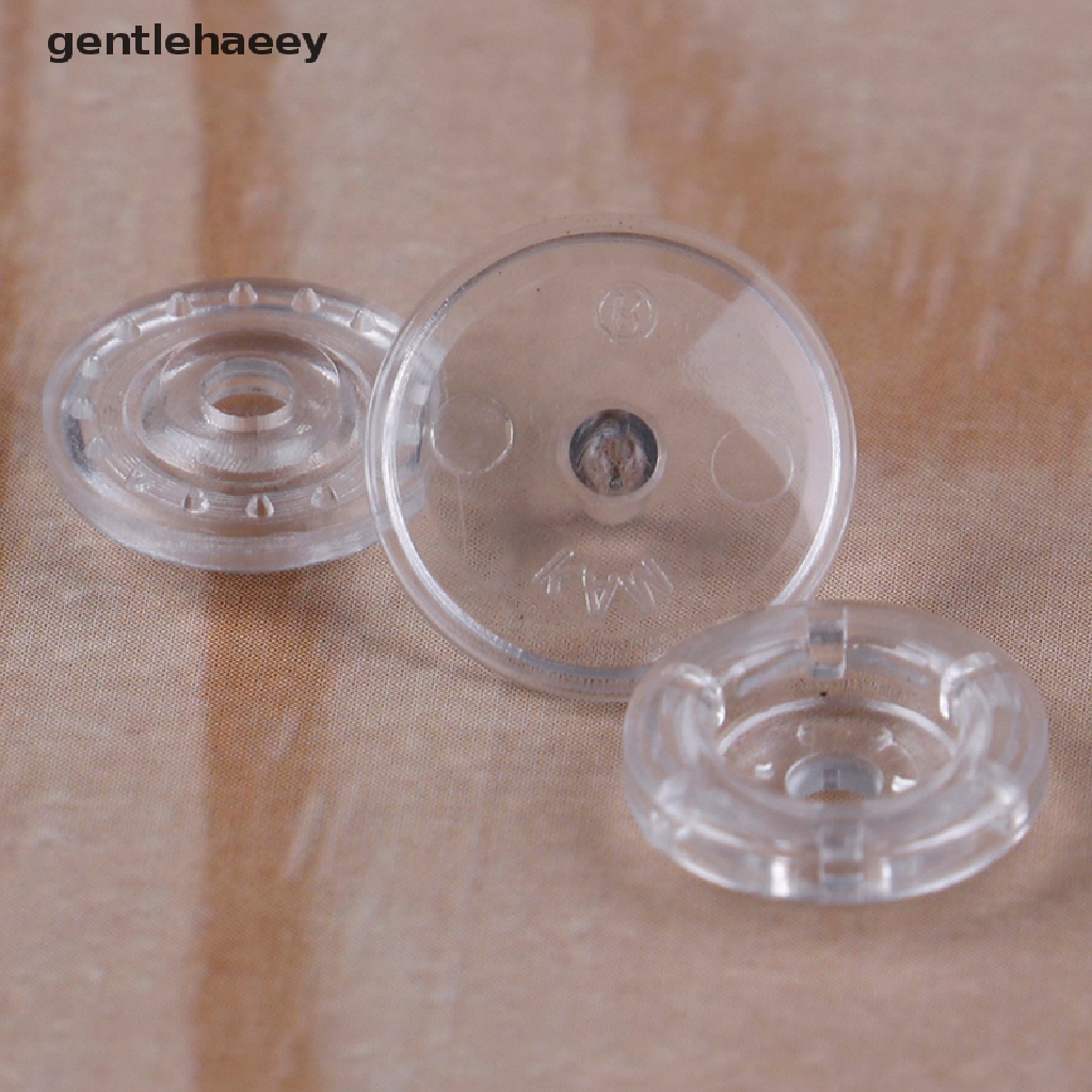 Set 50 Nút Bấm 12mm kam T5 Bằng Nhựa Trong Suốt Tiện Dụng