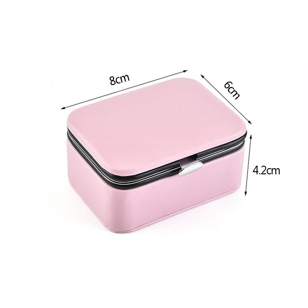 EUTUS Hộp Đựng Trang Sức Bằng Da PU Thiết Kế Đơn Giản Sang Trọng Ốp
