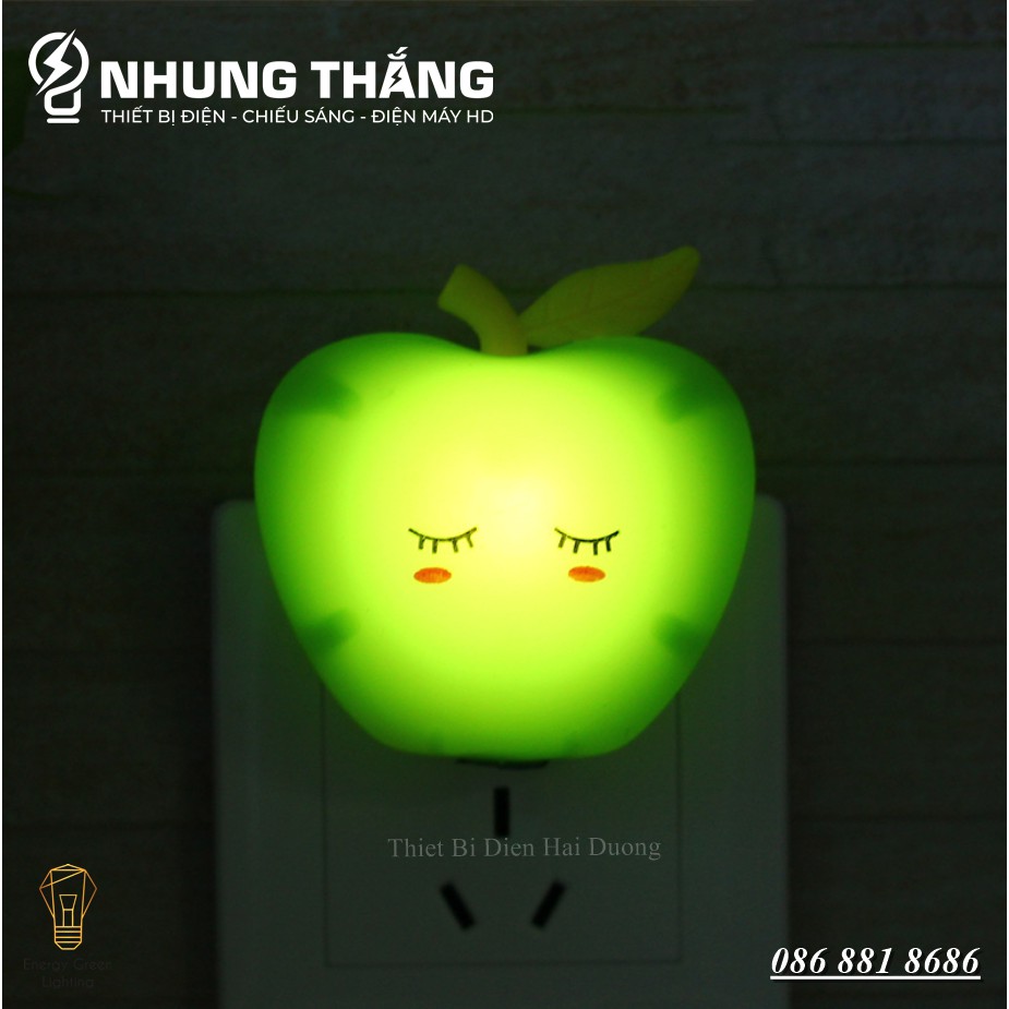 Đèn Ngủ Cắm Điện Cảm Ứng Siêu Dễ Thương - Tự Động Sáng Khi Trời Tối - Tiết Kiệm Điện Năng