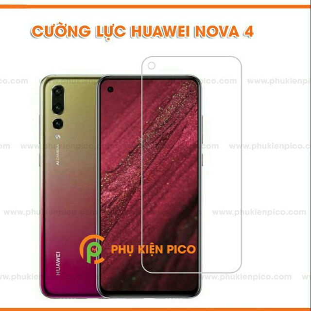 Bộ 3 kính cường lực Huawei Nova 4/ Nova 4E