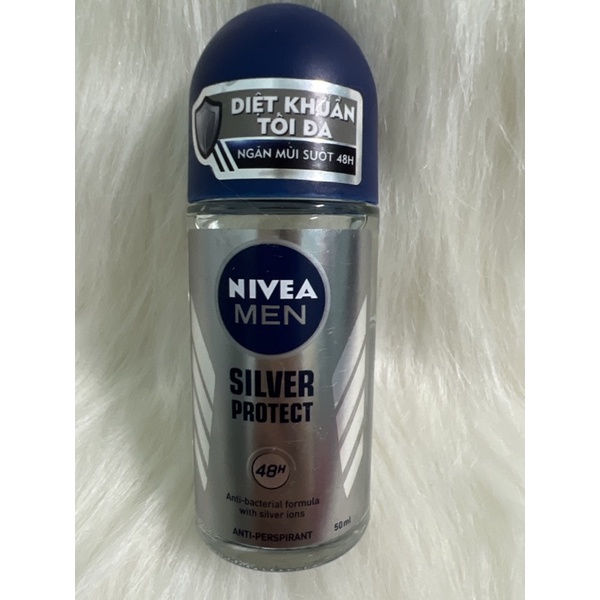 50ml Lăn Khử Mùi Nivea Men Phân Tử Bạc