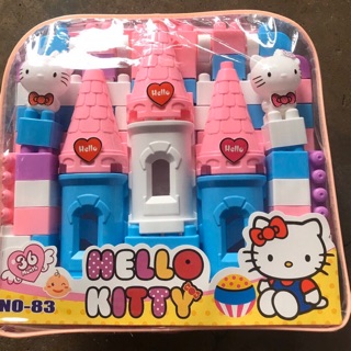 Bộ Đồ chơi xếp hình Lâu đài mơ ước Hello Kitty cho bé!