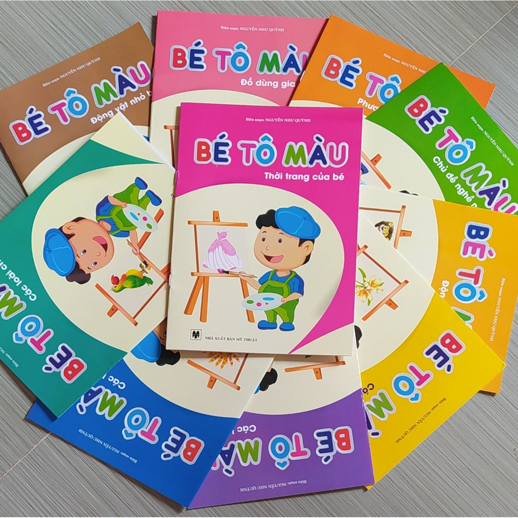 Combo 12 quyển BÉ Tô MÀU