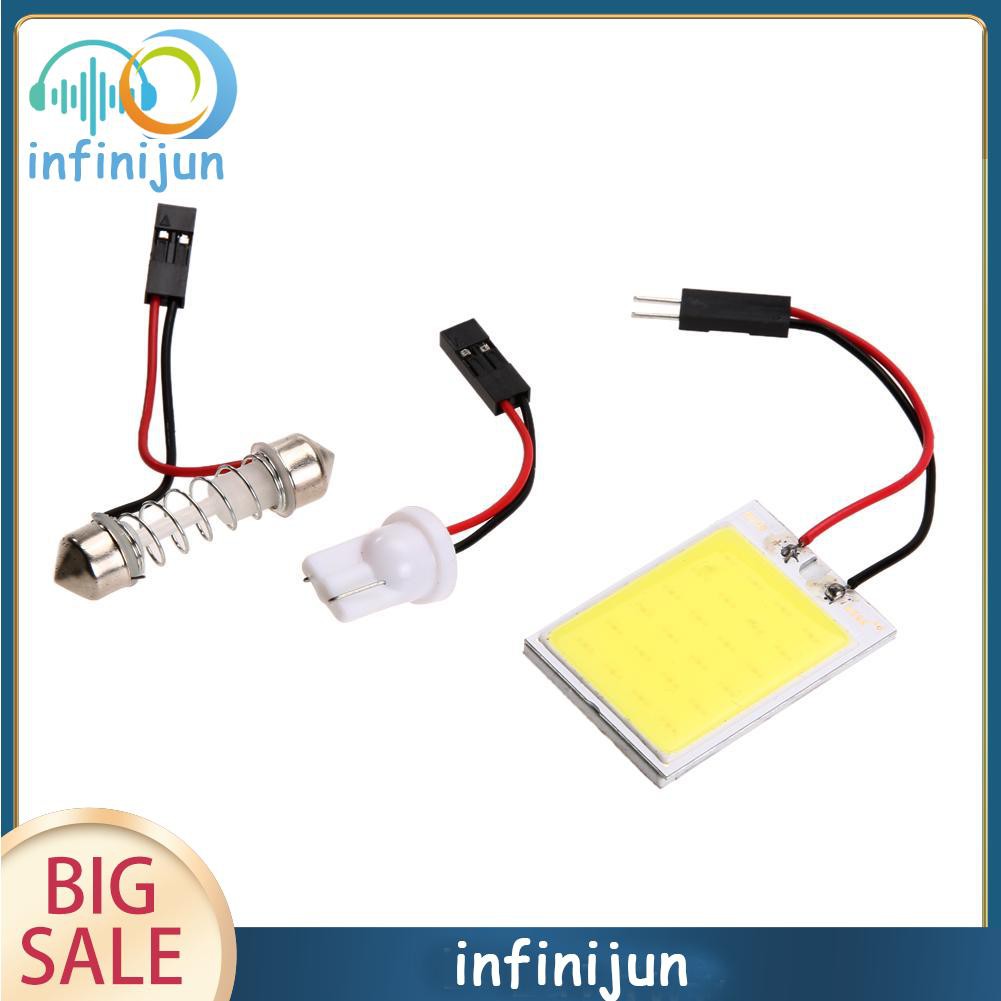 Set 2 Đèn Led T10 9mm Xenon Siêu Sáng Dành Cho Ô Tô