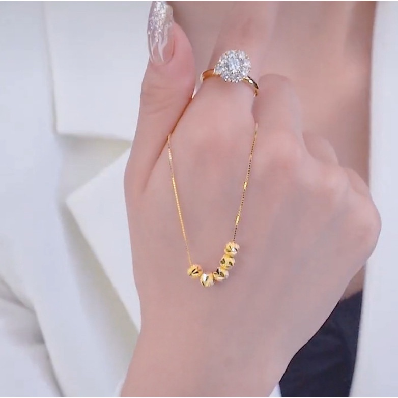 Dây Chuyền Titan Ko Han Rỉ Kiểu 5 Trái Châu TT 4026