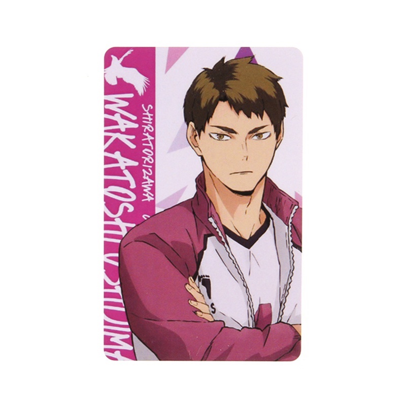 M1 Ảnh thẻ in hình HAIKYUU!! Vua Bóng Chuyền card bo góc viền 5*8cm anime chibi sưu tầm độc đáo