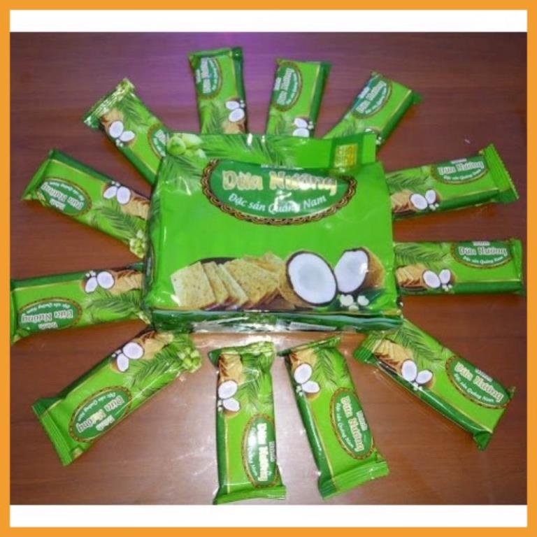 Bánh Dừa Nướng Quảng Nam  gói 200gr, giòn tan thơm ngon