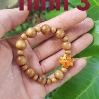 Chuỗi hạt mân côi 10 li gỗ thơm