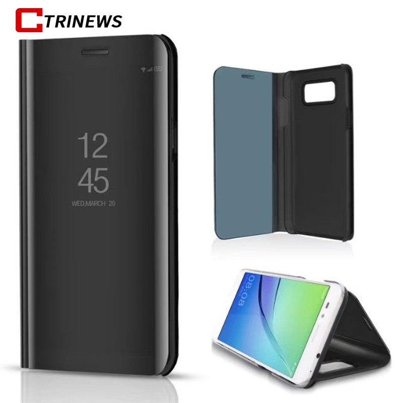 Bao da gương thời trang cho Samsung A5 A7 2018 Note 8 Prime