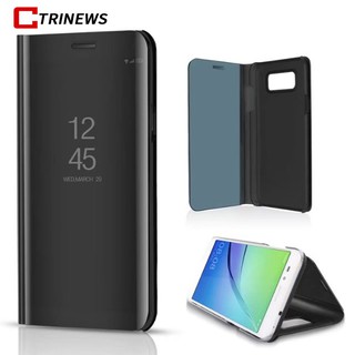 Bao da gương thời trang cho Samsung A5 A7 2018 Note 8 Prime