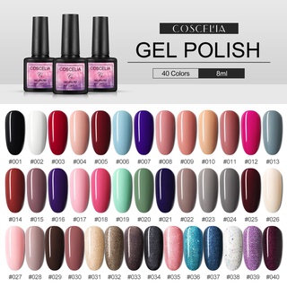 Gel Sơn Móng Tay Không Cồn Lâu Trôi 1 Màu 8ml (21-40)