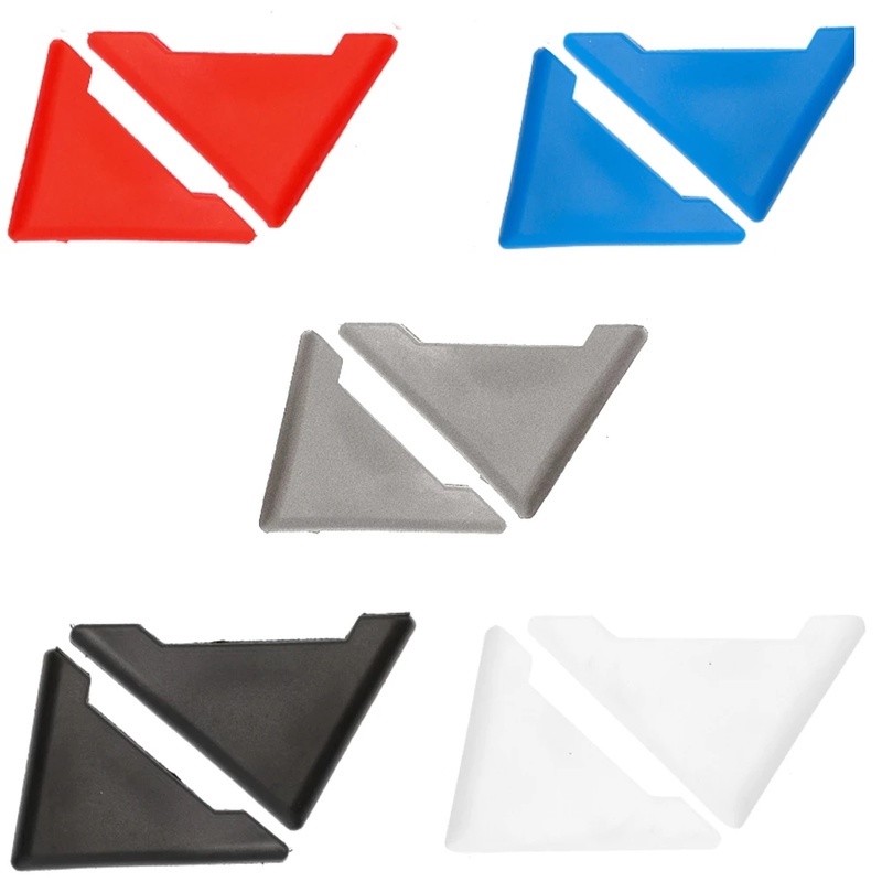 Bộ 2 miếng dán silicon bảo vệ cạnh góc cửa trước chống va chạm trầy xước đa năng tự dính cho xe hơi