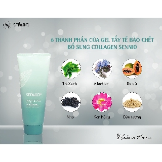 GEL TẨY TẾ BÀO CHẾT BỔ SUNG COLLAGEN SENNIO