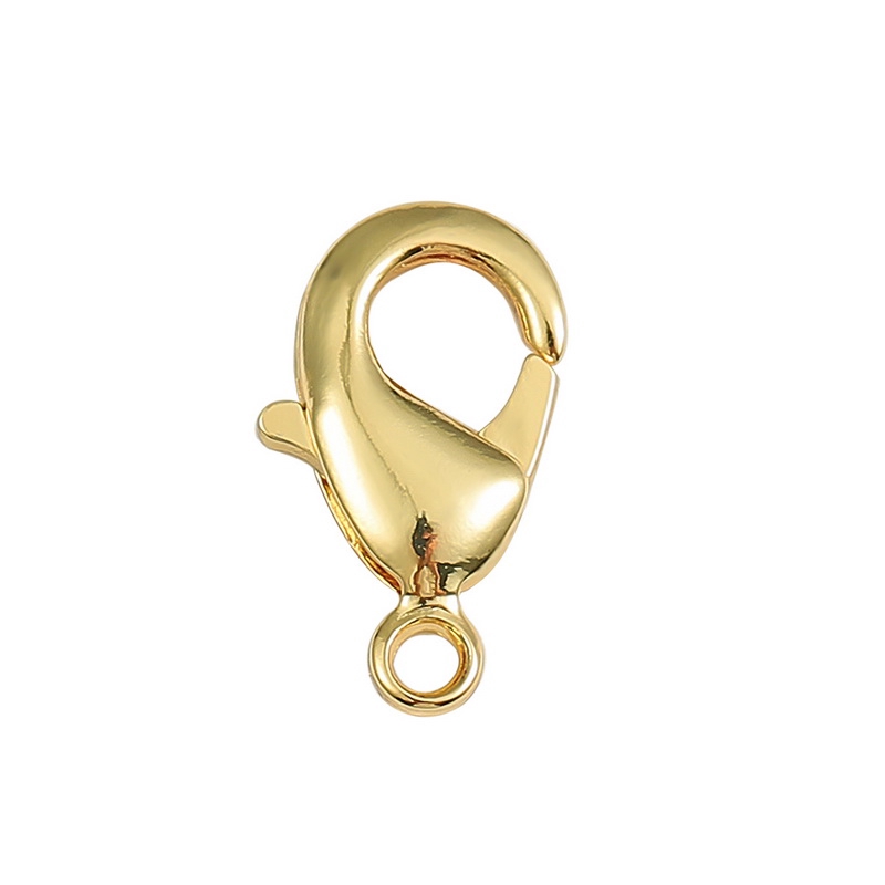Bộ 10 kẹp càng cua mạ vàng 18k dành cho làm trang sức